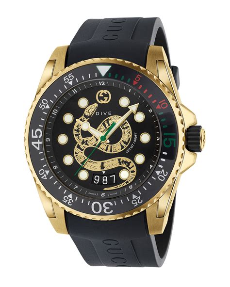 gucci watch mens gold